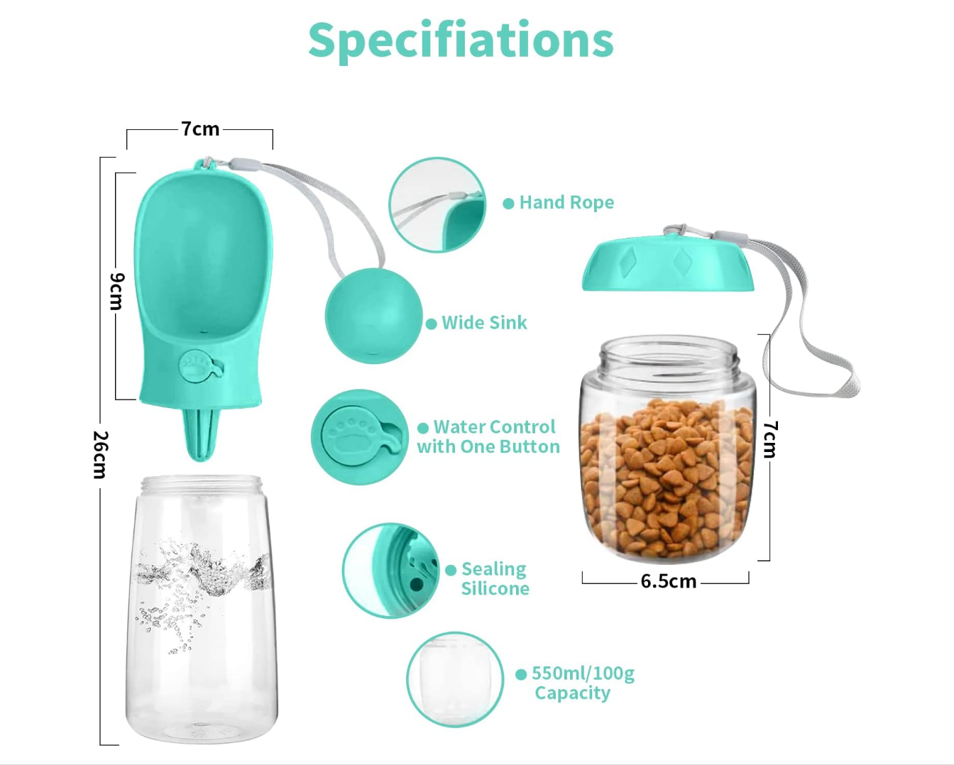 HydraTrek™ Travel Bottle